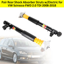 2008-2012 VW Passat CC 357 VW Golf VI Pair Rear Shock Absorber Struts w/Electric 1K0512010H 1K0512009H