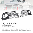 Chrome Front Bumper Fog Light Grille Fit Audi TT MK2 S-Line TTS 2011-14