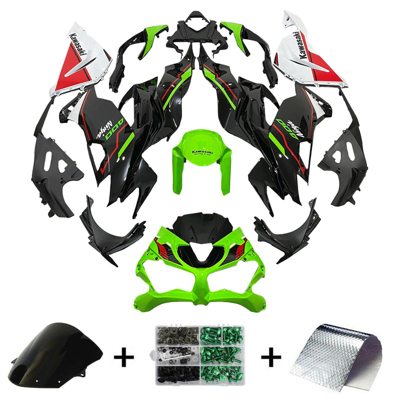 Amotopart Kawasaki ZX6R 2019-2023 Fairing Kit Bodywork Plastic ABS