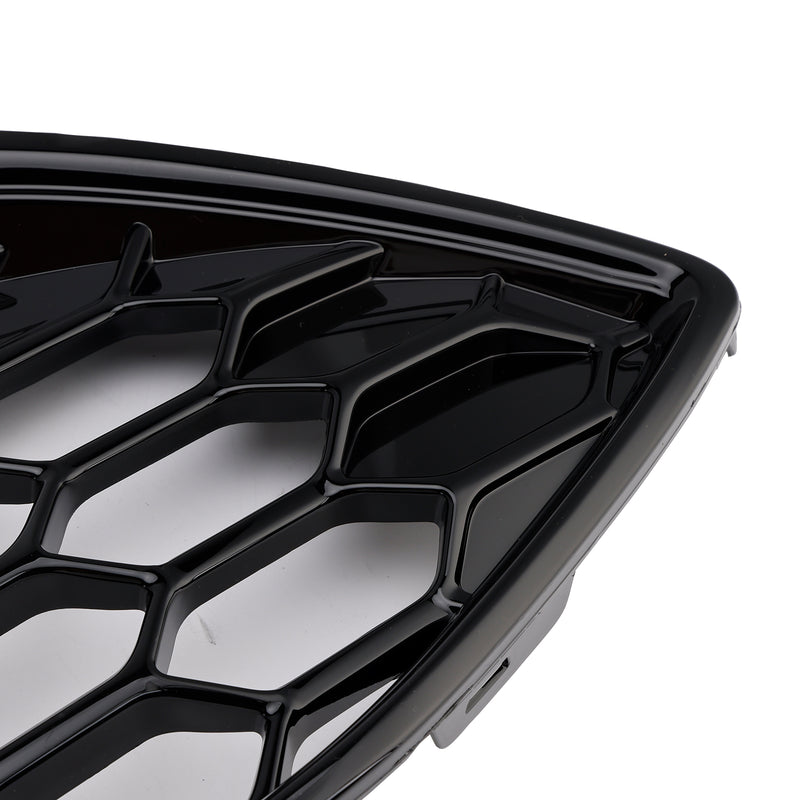 Gloss Black Front Bumper Grille Grill Fit Ford Focus ST + ST Line MK4 2018-2021