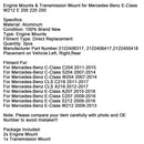 2011-2015 Mercedes-Benz C-Class C204 3x Engine Mounts & Transmission Mount 2122406417 2122400418