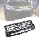 Front Upper Bumper Grille Grill Fit Ford Explorer 2016-2018 With Lights