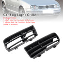 1 Pair Front Bumper Fog Light Grill Cover Bezel For VW Golf IV MK4 1998-2004