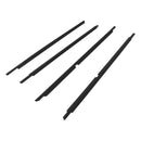 4PCS Front+Rear Door Window Belt Trim Molding For Toyota Lexus IS300 2001-2005