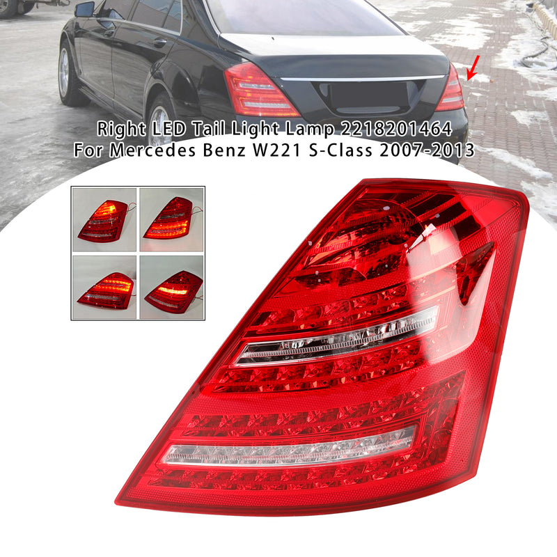 Right LED Tail Light Lamp 2218201464 For Mercedes Benz W221 S-Class 2007-2013