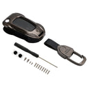 Audi A1 A3 S3 Leather Alloy Zinc Car Key Gray Case Cover