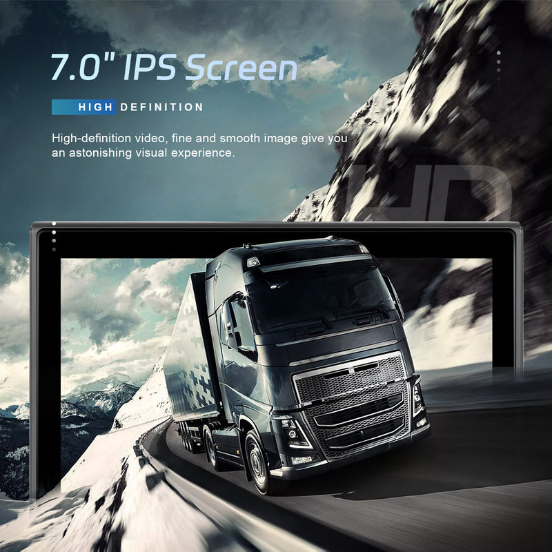 7-inch Full Touch Screen Apple CarPlay Horizontal Vertical Switching AHD Camera