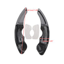 Carbon Look Steering Wheel Paddle Shifter Extension Covers Fit Lexus IS RC NX
