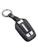 Leather Silicone Car Key Case Cover With Buckle For Isuzu