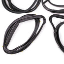 1998-2005 Nissan D22 Frontier 4Dr Double Cab 4PCS Front Rear Door Rubber Seal Weatherstrip 80831-2S400
