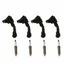 4X Ignition Coil + 4X Spark Plug UF735 For Ford Fusion Escape 1.5L 2014-2020