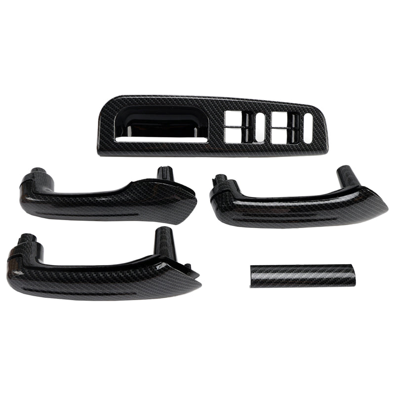 5x Window Switch Panel Bezel Door Handle Trim Set For VW Jetta MK4 1999-2004