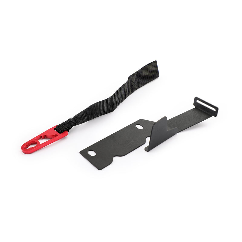 Ford Super Crew F-150 2009-2018 1PC Rear Seat Release Kit Red Strap