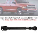Front Driveshaft Prop Shaft Assembly For Dodge Ram 2500 3500 03-09 Manual Trans