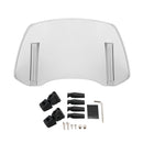 Universal Adjustable Windshield Clip On Wind Screen Deflector Extension Spoiler