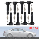 8X Ignition Coil & Spark Plug UF574 For Volvo XC90 4.4L V8 2005-2010