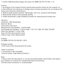 11427611968 Brand New Engine Oil Cooler For BMW F20 F30 F35 F80 11-19