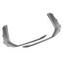 2PCS Front Fog Light Lamp Trim Fit Audi A6 C8 S-Line S6 2019-2023 Gray