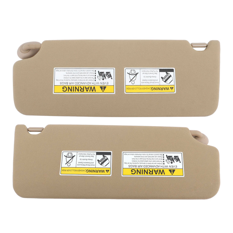 2PCS Gray Sun Visor Left & Right 83280-TG7-A12ZA  For Honda Pilot 2016-2022