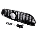 GTR Style Front Bumper Grille Grill fit Mercedes Benz W206 2022-2023 W/Camera
