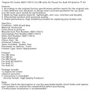 Engine Oil Cooler 06D117021C For VW Jetta Gti Passat For Audi A4 Quattro TT A3