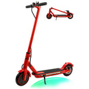 8.5" Electric Scooter for Adult Folding Electric Scooter with 350W Motor 21 MPH Max Speed 25 Miles Long-Range and Deck Lights Red