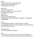 Front Bumper Foglight Grille Fit VW Caddy Life 2004-2010 Fit Touran 2003-2006