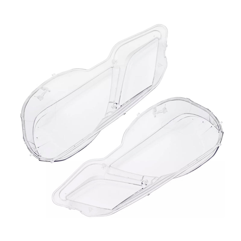 2PCS Front Headlight Glass Clear Cover For Mercedes Benz E-Class W212 2009-2014