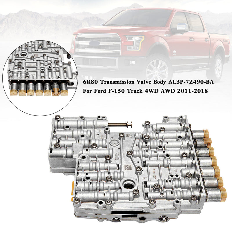 Ford F-150 Truck 4WD AWD 11-2018 6R80 Transmission Valve Body AL3P-7Z490-BA