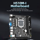 H510M-I Computer Motherboard LGA1200 CPU 1200-Pin DDR4 NVME WIFI Plate Board PC