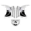 7" Round Headlight Nacelle Cover For Touring Road King FLHR 2014-2023