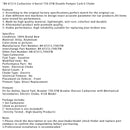 BR-67213 Carburetor 4 Barrel 750 CFM Double Pumper Carb E-Choke