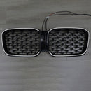Diamond Glossy Black Front Bumper Kidney Grille Fit BMW X3 G01 X4 G02 2022-2025