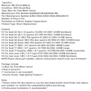 Mass Air Flow Meter Sensor For Audi TT RS6 Avant Leon 0280218065