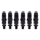 6Pcs Fuel Injector For Toyota 3L Hilux Hiace 2.8L Engine 23600-59105