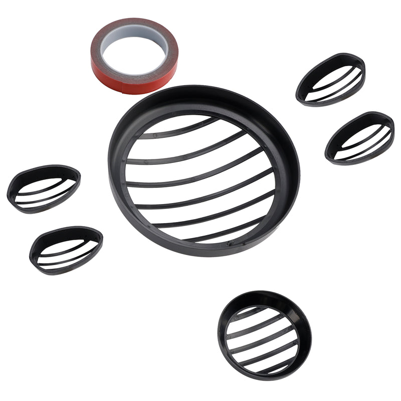 Headlight Guard Shield Cover Grille Black Kit Fit For Yamaha Pg-1 2023-2024