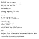 1 Pcs Front Left Fog Light Lamps With Bulbs For Audi A3 Saloon 8V0941699B 2015-2016