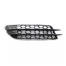 Front Bumper Honeycomb Fog Grille Cover For Audi A4 C7 2012-2015 Black