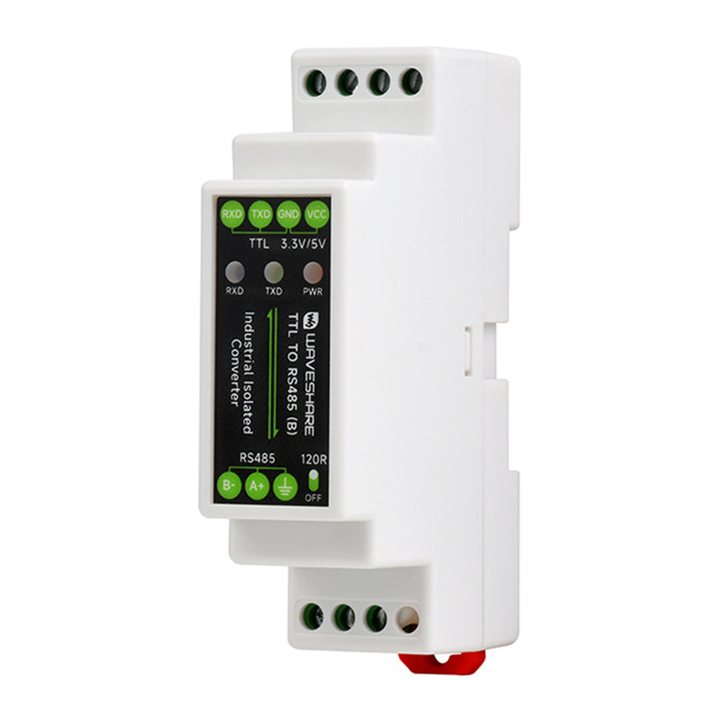 TTL to RS485 Electrical Isolation Module DIN Rail Serial 600W Lightning Protect