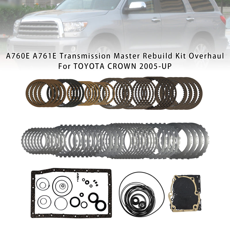 A760E A761E Transmission Master Rebuild Kit Overhaul For TOYOTA CROWN 2005-UP