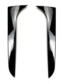 2009-2016 Audi A4 B8 Avant Gloss Black Pair Rear Window Side Wing Spoiler