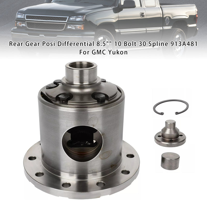 Rear Gear Posi Differential 8.5" 10 Bolt 30 Spline 913A481 For GMC Yukon