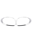 2014-2020 For Fiat 500L Left+Right Rear Taillight Lamp Trim Ring Chrome