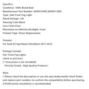 Pair Front Fog Light Lamps With Bulbs For Audi A3 Sportback 8V0941700C 2015-2016