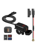 Motorcycle USB Super Fast Charging Handlebar Holder PD+QC3.0 Tpye-C Mobile Phone