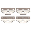 4x Windshield Wiper Repair Stainless Steel Brackets for Peterbilt 379 388 389