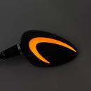 M10 Univeral Rearview LED Mirror Set w/ Turn Signal For Motorcycle Scooter Moped