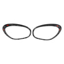 2pcs Gloss Black Headlights Ornamental Ring For Mini Cooper Countryman R60