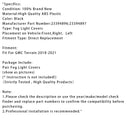 Pair Fog Light Covers For GMC Terrain 2018-2021 23394897