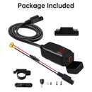 Motorcycle USB Super Fast Charging Handlebar Holder PD+QC3.0 Tpye-C Mobile Phone